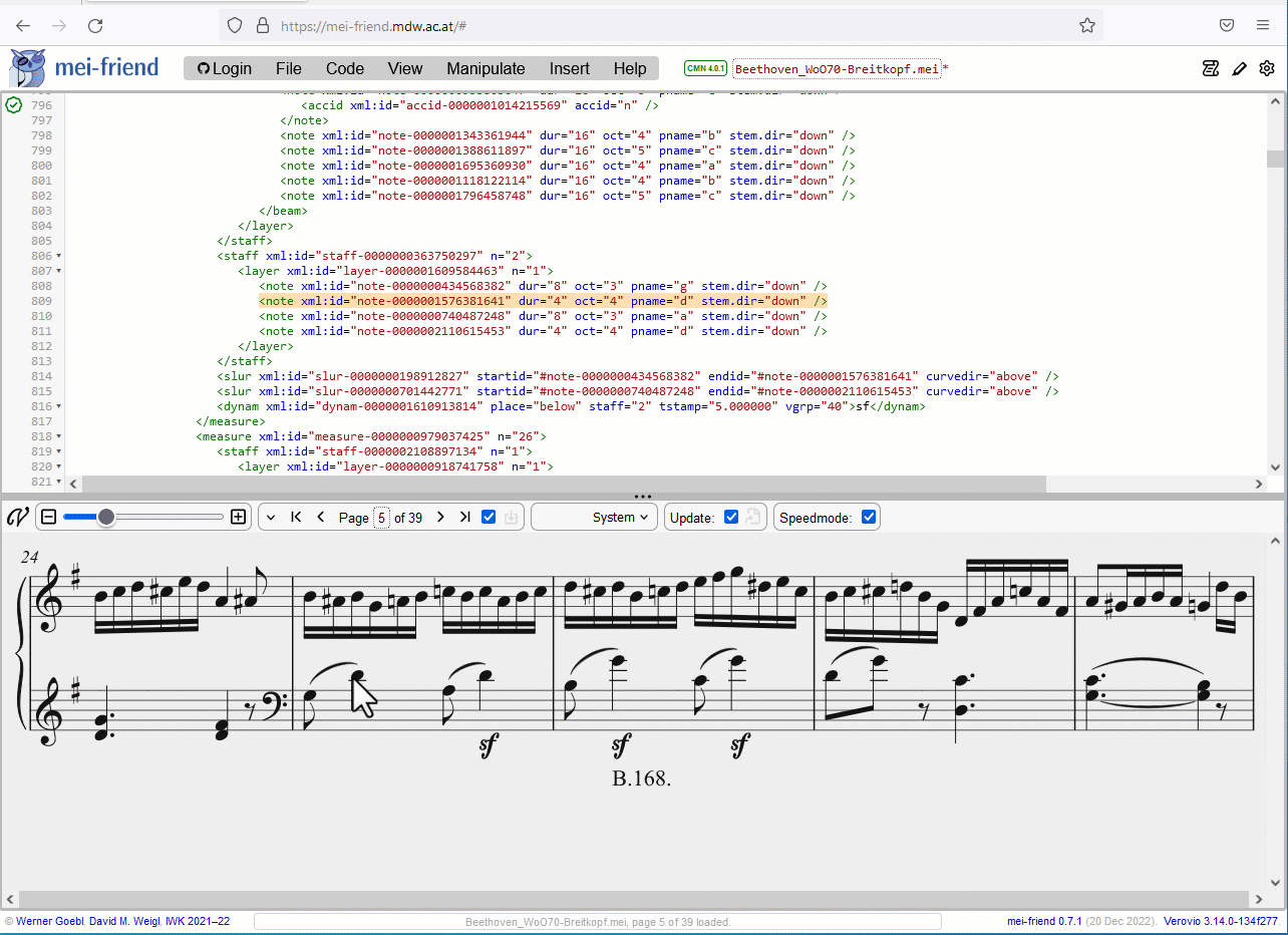 Inserting dynamics and inverting its placement